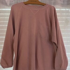 Eddie Bauer Dusty Rose Lightweight Pullover